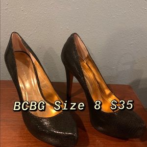 BCBG black Heels